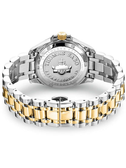 Thomas Sabo WA0382-291-201 Damen Armbanduhr Blumen • Blumenmotiv-Zifferblatt • 5 ATM Wasserdicht, Bild 3