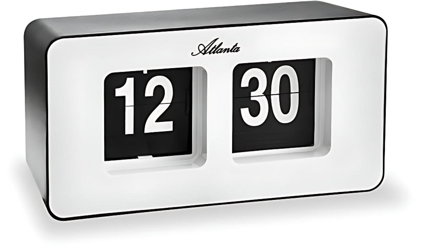 Atlanta bordsklocka med flip-display, 12- och 30-timmarsvisning