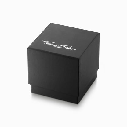 Klockbox med Thomas Sabo-logotyp, svart presentförpackning