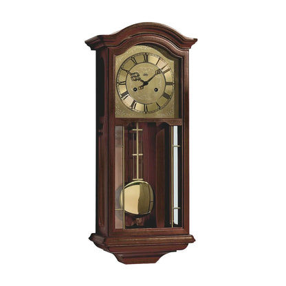 Zegar ścienny AMS Regulator R651/1 orzech • Mechanizm 14-dniowy • Mechanizm bicia BimBam