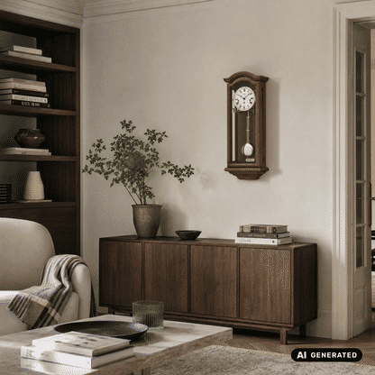 Zegar ścienny AMS Regulator R2696/4 dąb • mechanizm Westminster • chód 8-dniowy