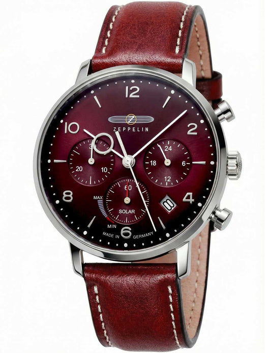 Zeppelin LZ-129 Hindenburg 8086-2 Herren Chronograph Schwarz • Miyota Quarzwerk • 5 ATM wasserdicht