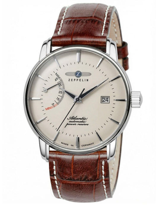 Zeppelin Atlantic 8462-5 Herrenuhr • Automatikwerk mit Powerreserve • 5 ATM wasserdicht