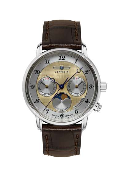Zeppelin Friedrichshafen 85671 Damenuhr Silber • Offenes Herz Automatikwerk • Made in Germany, Bild 20
