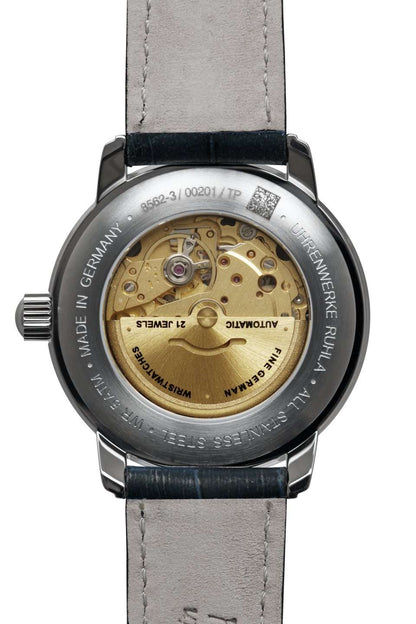 Zeppelin Friedrichshafen 8562-3 Herrenuhr Blau • Citizen-Miyota 8285 Automatikwerk • Made in Germany, Bild 2