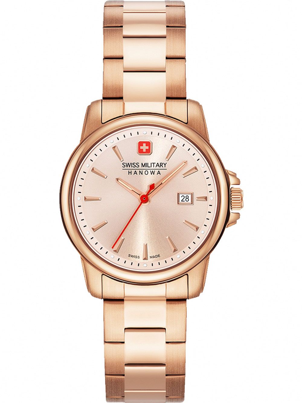 Swiss Military Hanowa Swiss Recruit Lady II 06-7230.7.09.010 Damen Armbanduhr Silber • Edelstahlgehäuse • 5 ATM Wasserdicht