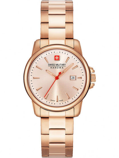 Swiss Military Hanowa Swiss Recruit Lady II 06-7230.7.09.010 Damen Armbanduhr Silber • Edelstahlgehäuse • 5 ATM Wasserdicht