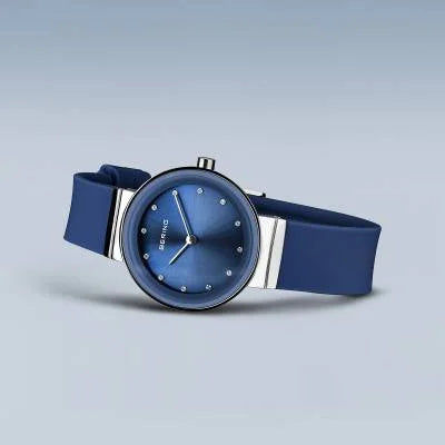 Bering Classic 10129-707 Damen Armbanduhr Silber-Blau • Saphirglas • Skandinavisches Design, Bild 4