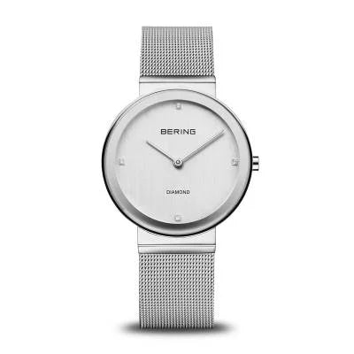 Bering Classic 10135-010 Damen Armbanduhr Bicolor • Saphirglas • Echte Diamanten, Bild 4