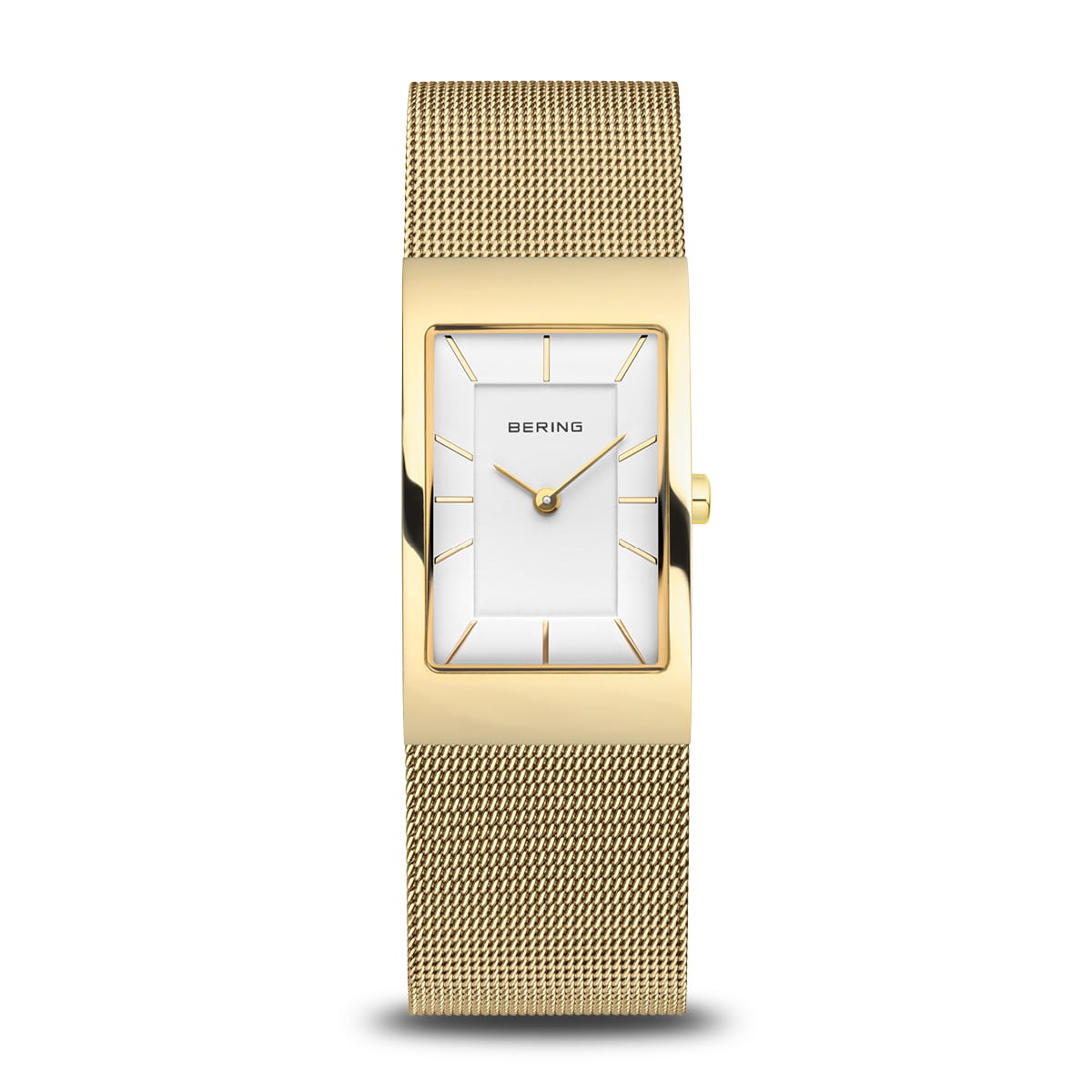 Bering Classic 10222-331-S Damenuhr Gold • Saphirglas • Milanaise-Armband