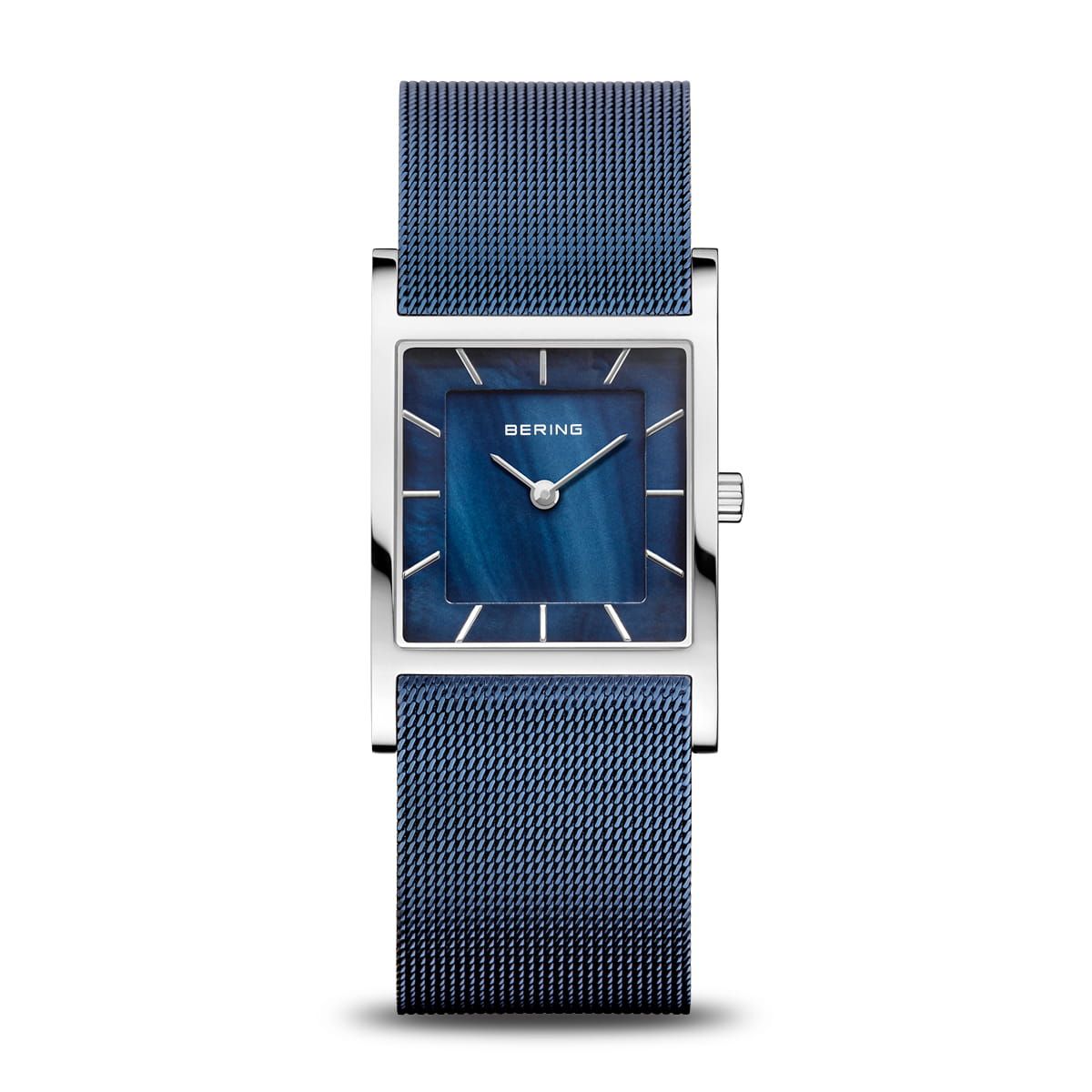 Bering Classic 10426-307-S Damenuhr Blau • Saphirglas • Milanaise-Armband