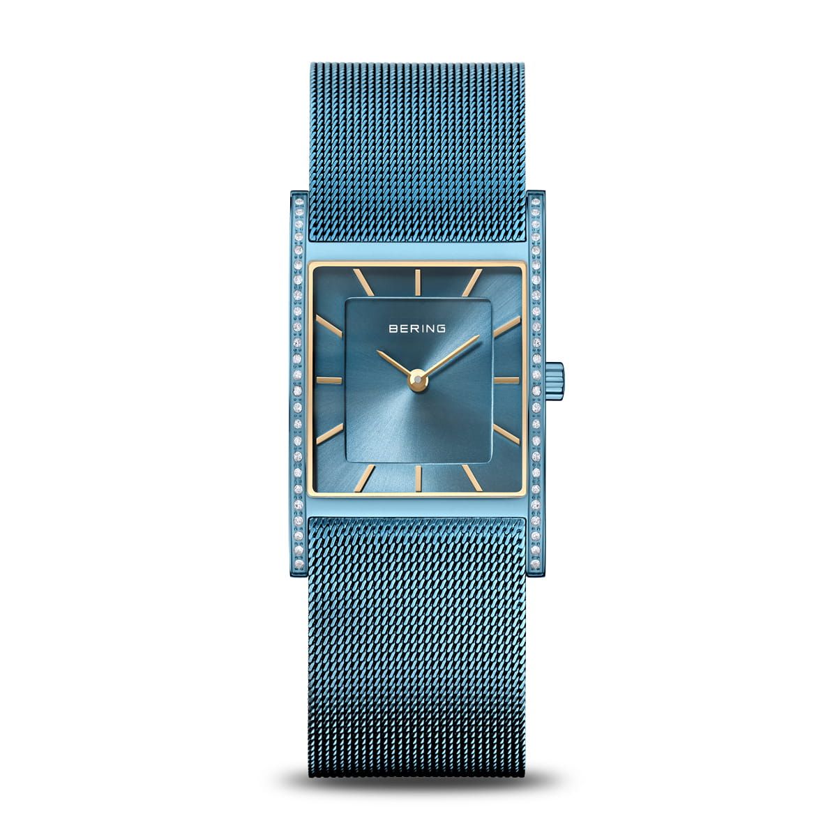 Bering Classic 10426-398-S Damenuhr Blau • Saphirglas • Milanaise-Armband