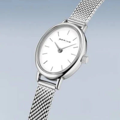 Bering Classic 11020-004 Damenuhr Silber • Saphirglas • Milanaise-Armband, Bild 2