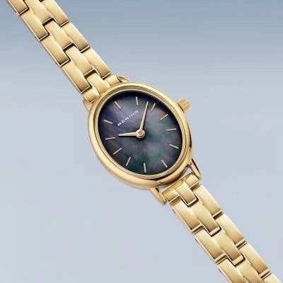 Bering Classic 11020-732 Damenuhr Gold • Saphirglas • Perlmutt-Zifferblatt, Bild 3