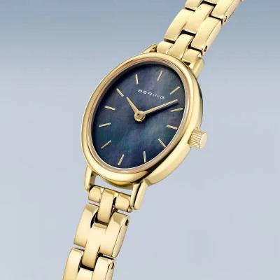 Bering Classic 11020-732 Damenuhr Gold • Saphirglas • Perlmutt-Zifferblatt, Bild 2