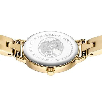 Bering Classic 11020-734 Damenuhr Goldfarben • Saphirglas • Nordisches Minimalismus-Design, Bild 6