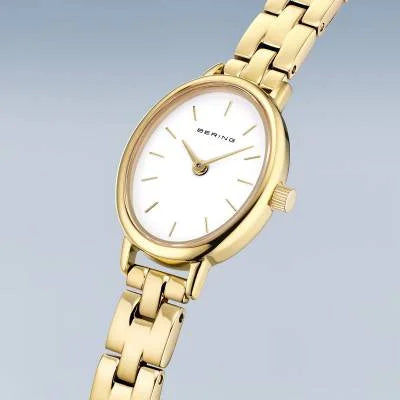 Bering Classic 11020-734 Damenuhr Goldfarben • Saphirglas • Nordisches Minimalismus-Design, Bild 2