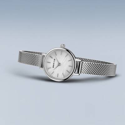 Bering Classic 11022-004 Damen Armbanduhr Silber • Saphirglas • Milanaise-Armband, Bild 4