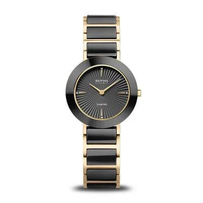 Bering Ceramic 11429-758 Damen Armbanduhr Bicolor • Saphirglas • Echte Diamanten, Bild 3