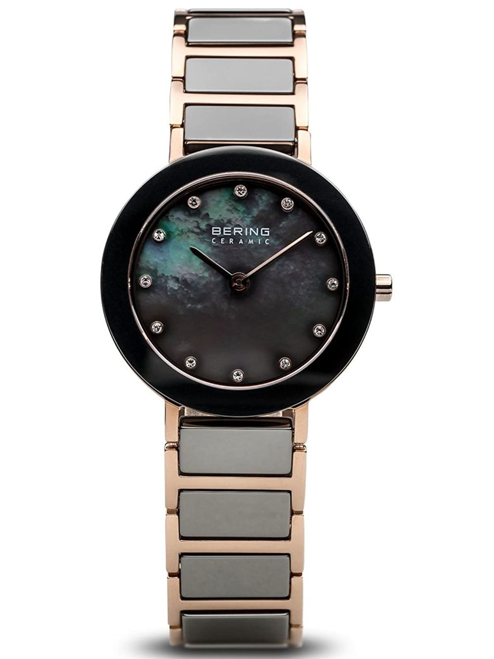 Bering Ceramic 11429-769 Damen Armbanduhr • Saphirglas • Roségold-Keramik-Design, Bild 2