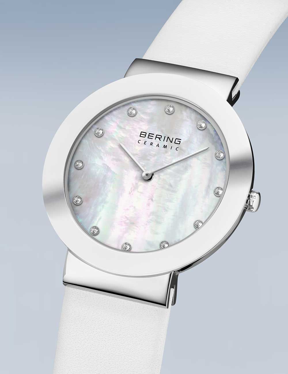 Bering Ceramic 11435-604 Damen Armbanduhr Weiß • Saphirglas • Slim Design, Bild 2