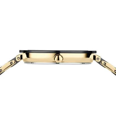 Bering Ceramic 11435-732 Damenuhr Schwarz-Gold • Saphirglas • Echte Diamanten, Bild 6