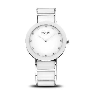 Bering 11435-732-GWP Ceramic Damen Armbanduhr Schwarz-Gold • Saphirglas • Keramikgehäuse mit Swarovski-Kristallen, Bild 21