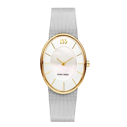 Danish Design Rømø IV65Q1168 Damen Armbanduhr Perlmutt • Mineralglas • Milanaise-Armband