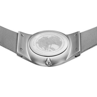 Bering Classic 11938-003 Herrenuhr Silber • Saphirglas • Milanaise-Armband, Bild 6