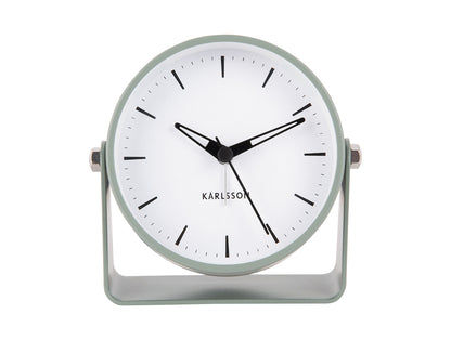 Karlsson Calm KA5937GR Wecker Graugrün • Geräuschloses Sweep-Uhrwerk • Design von Armando Breeveld, Bild 2