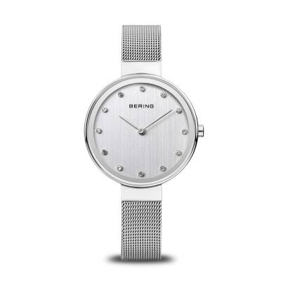 Bering Classic 12034-009 Damenuhr Silber • Saphirglas • Milanaise-Armband, Bild 2