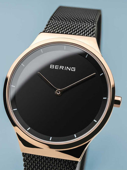 Bering Classic 12131-162 Damenuhr Grau • Saphirglas • Milanaise-Armband, Bild 2