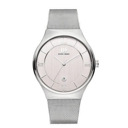 Danish Design Kalsoy IQ62Q1240 Armbanduhr Silber • Mineralglas • Datum-Funktion