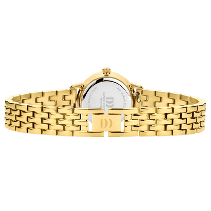 Danish Design Akilia IV84Q1268 Damenuhr Goldfarben • Mineralglaswerk • Metallgliederarmband, Bild 3