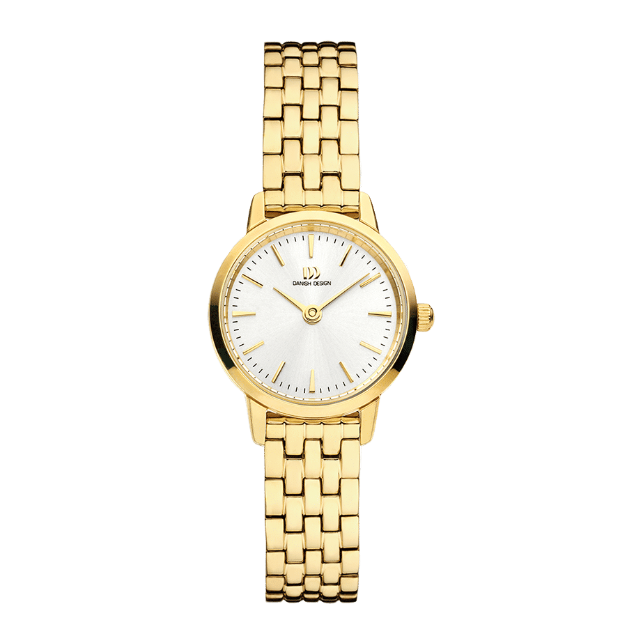 Danish Design Akilia Mini Link IV91Q1268 Damenuhr Gold • Edelstahlarmband • Schnellwechselsystem