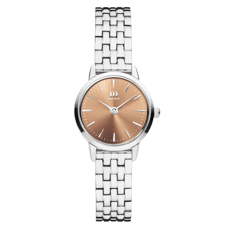 Danish Design Akilia IV94Q1268 Damenuhr Silber • Mineralglas • Zeitloses Kettenarmband