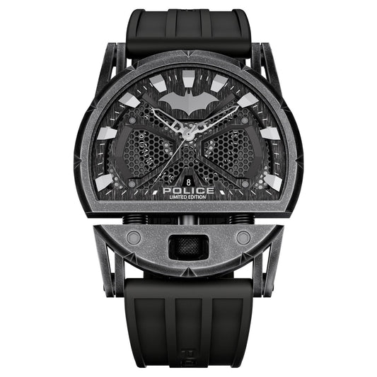 Police Dark Side PEWGN0075401 Herrenuhr Schwarz • Batman x Police Limited Edition • Mineralglas