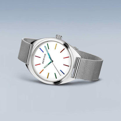 Orologio Bering Freedom 127220-40-004 • Vetro zaffiro antigraffio • Bracciale milanese pregiato