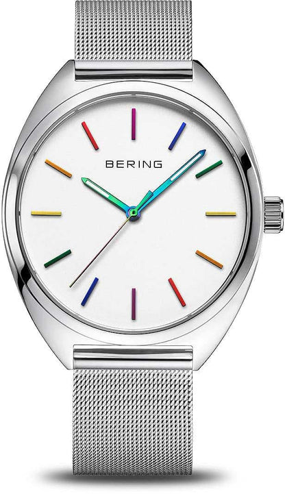 Orologio Bering Freedom 127220-40-004 • Vetro zaffiro antigraffio • Bracciale milanese pregiato