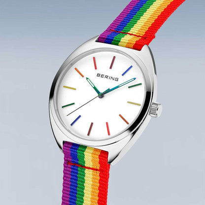 Orologio Bering Freedom 127220-40-004 • Vetro zaffiro antigraffio • Bracciale milanese pregiato