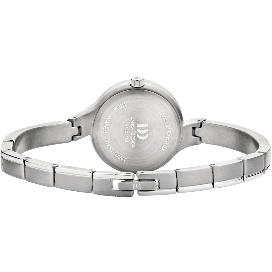 Danish Design Jasmin IV62Q1280 Damenuhr Silber • Titan-Armband • Schmuckschließe, Bild 2