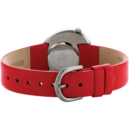 Danish Design Frihed IV24Q1284 Ellipse Armbanduhr Rot • Elliptisches Gehäuse • Mineralglas, Bild 4