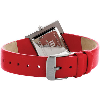Danish Design Tilt IV24Q1286 Damen Armbanduhr Rot • Optische Täuschung • Kunstliebhaber-Design, Bild 4