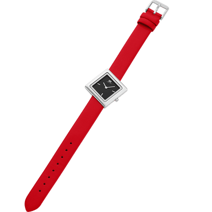 Danish Design Tilt IV24Q1286 Damen Armbanduhr Rot • Optische Täuschung • Kunstliebhaber-Design, Bild 5