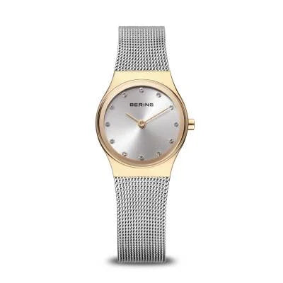 Bering 12924-001G Damen Armbanduhr Classic Gold • Saphirglas • Milanaise-Armband, Bild 2