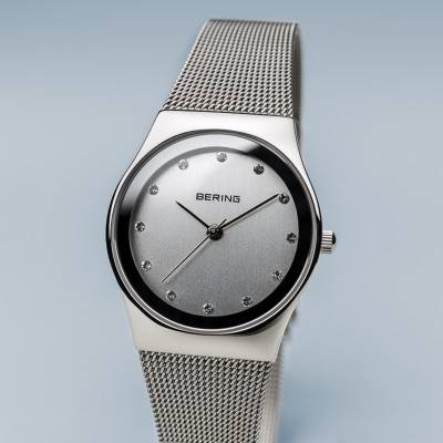 Bering Classic 12927-000 Damenuhr Silber • Saphirglas • Milanaise-Armband, Bild 2