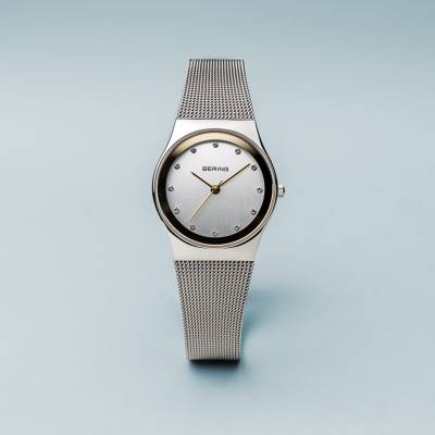 Bering Classic 12927-010 Damen Armbanduhr Silber • Saphirglas • Milanaise-Armband, Bild 5