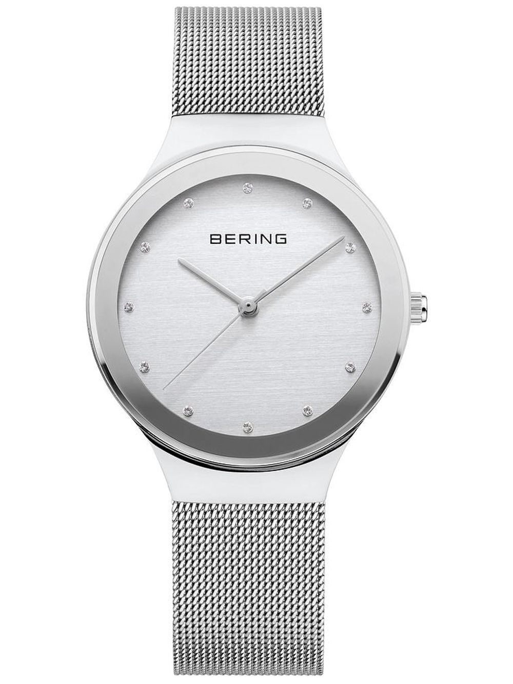 Bering Classic 12934-000 Damen Armbanduhr Silber • Saphirglas • Milanaise-Armband, Bild 2