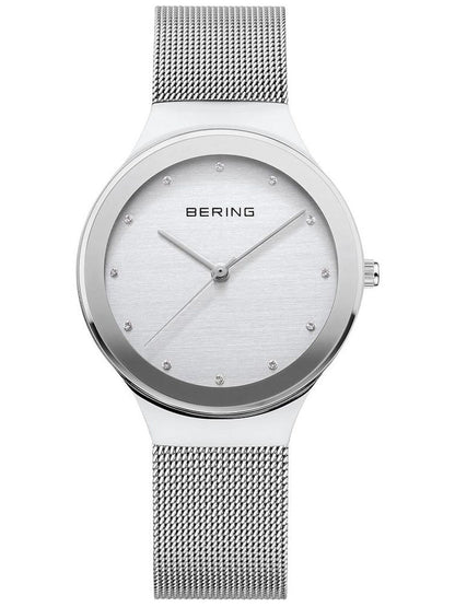 Bering Classic 12934-000 Damen Armbanduhr Silber • Saphirglas • Milanaise-Armband, Bild 2