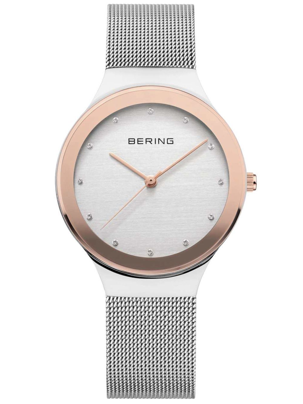 Bering Classic 12934-060 Damen Armbanduhr Silber • Minimalistisches Quarzwerk • Edelstahlarmband, Bild 2